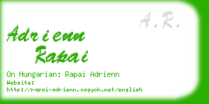 adrienn rapai business card